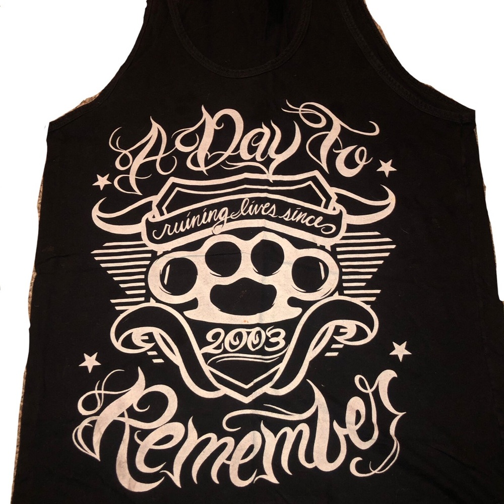 A Day To Remember brass knuckles tank top